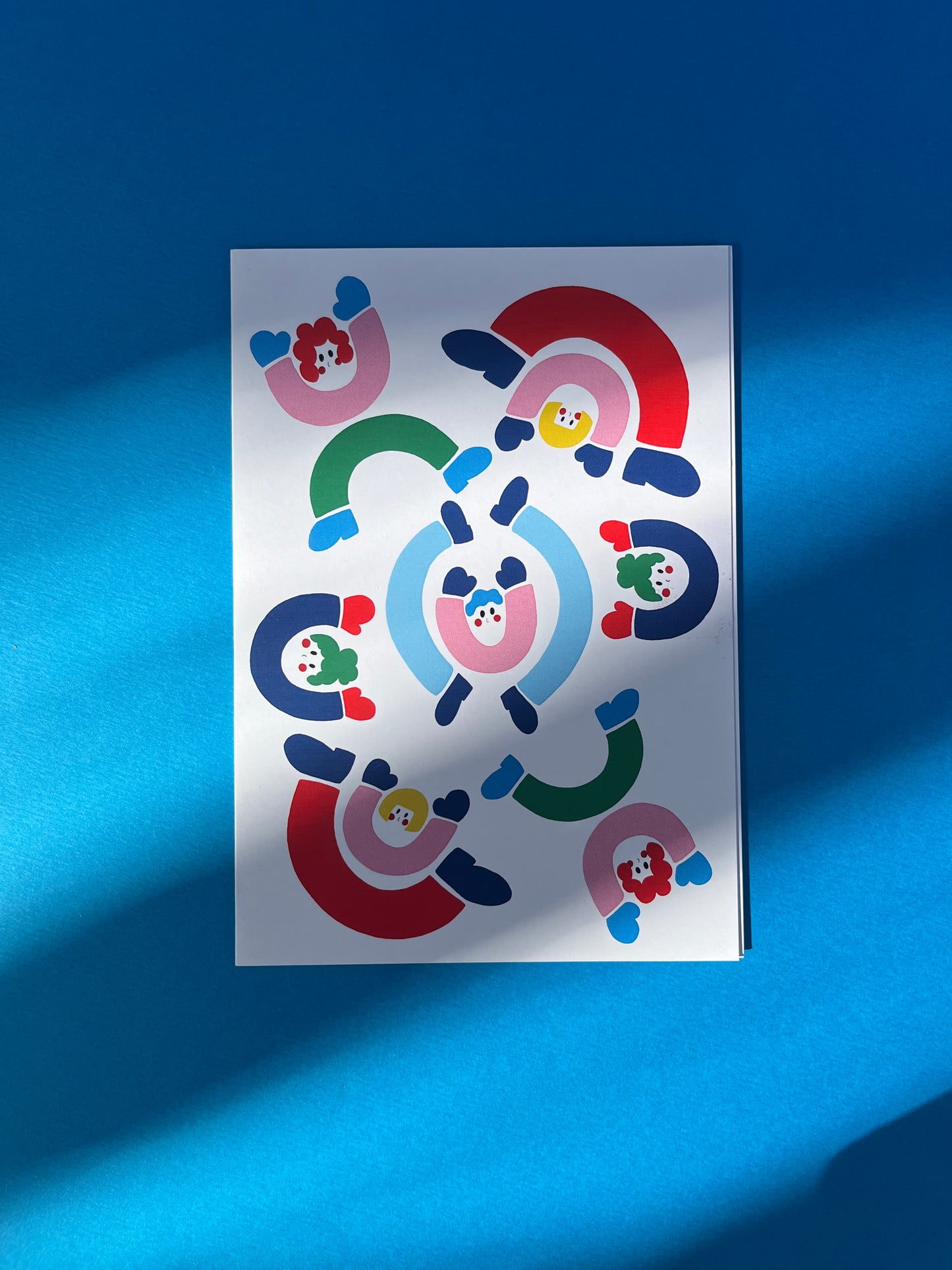 Bendy People Card