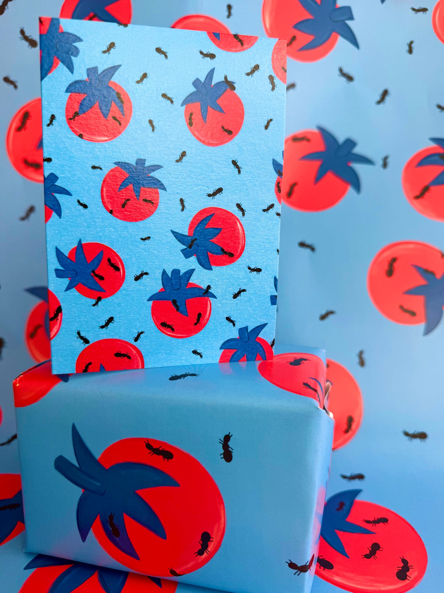Ants & Tomato's Wrapping Paper