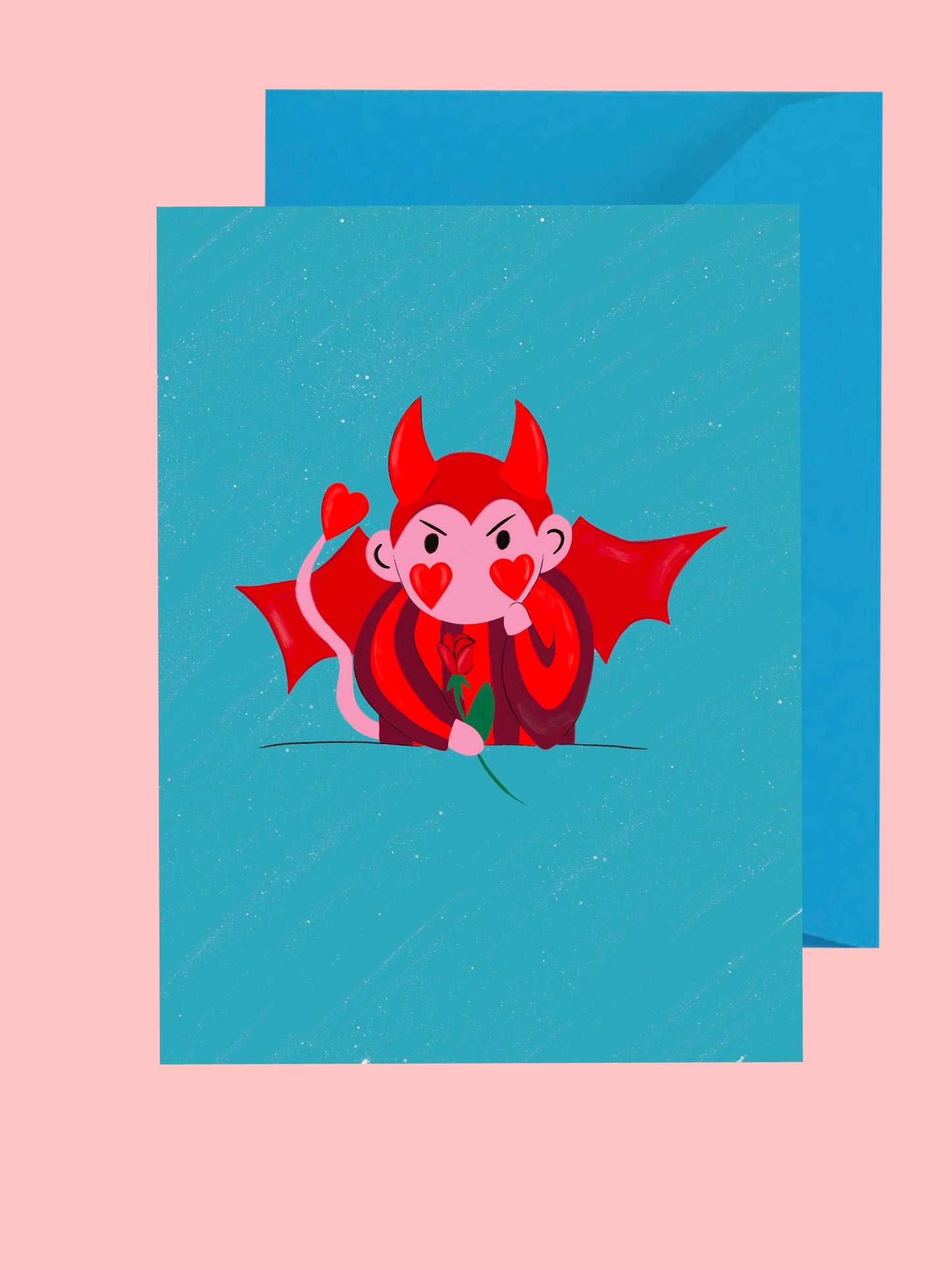 Naughty Little Devil, Valentines Day Card