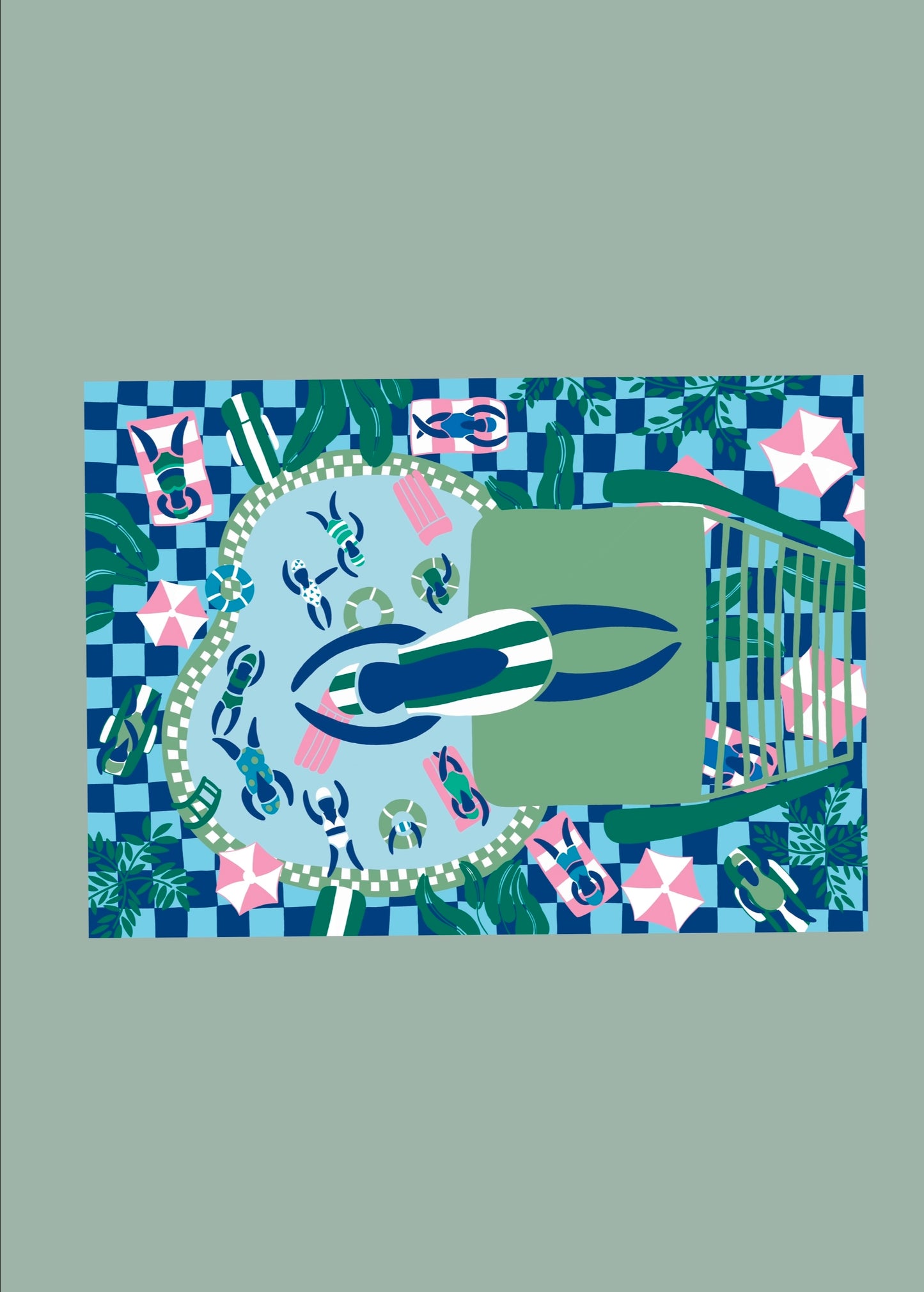 Ladies That Swim Poster Print