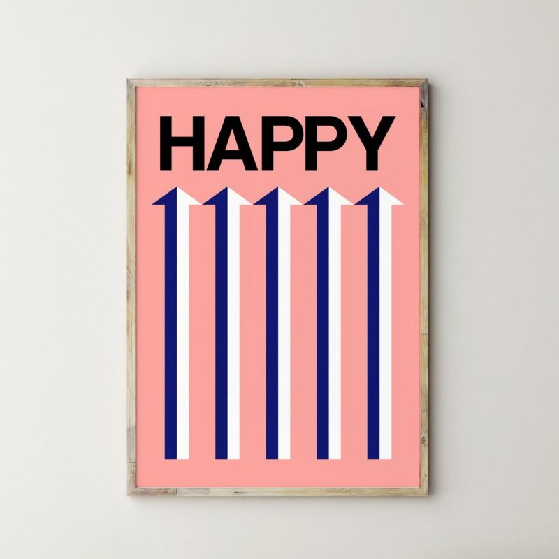 Happy Retro Print