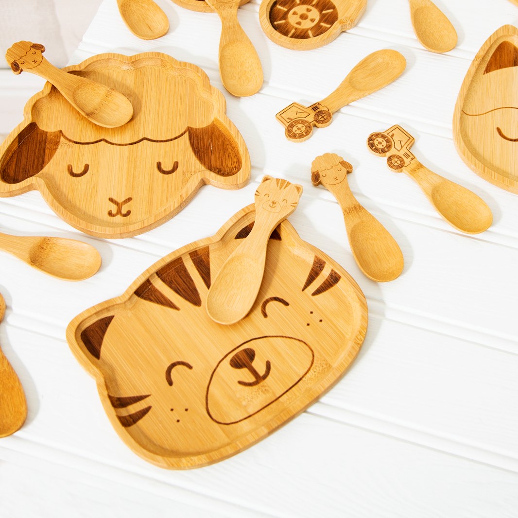 Tiger Bamboo Children’s Plate