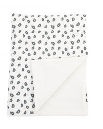 Leopard Print Jersey Blanket