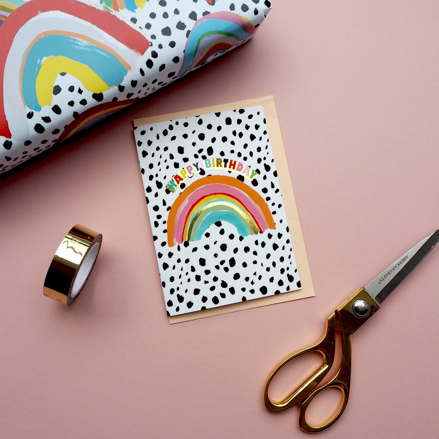 Happy Birthday Rainbow Card
