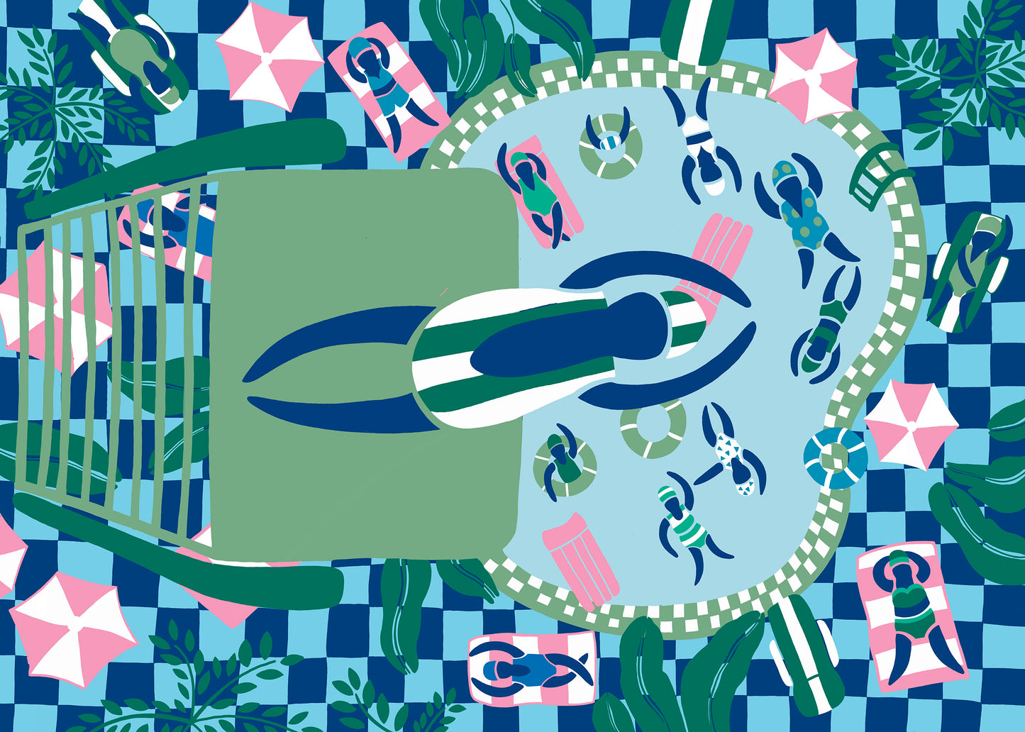 Ladies That Swim Poster Print