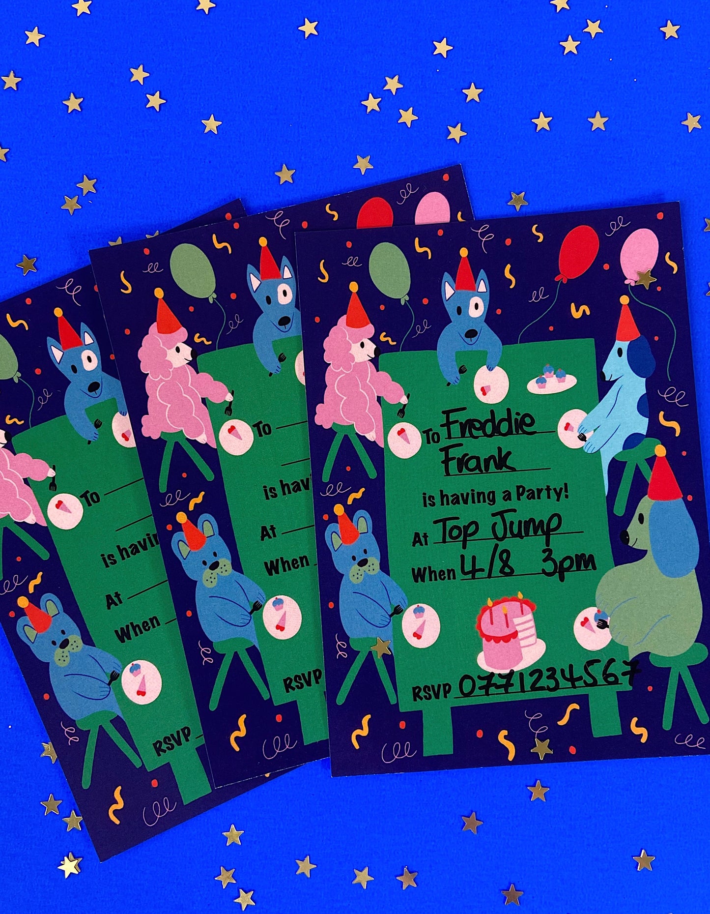 Dogs Birthday Party, Children's Invites