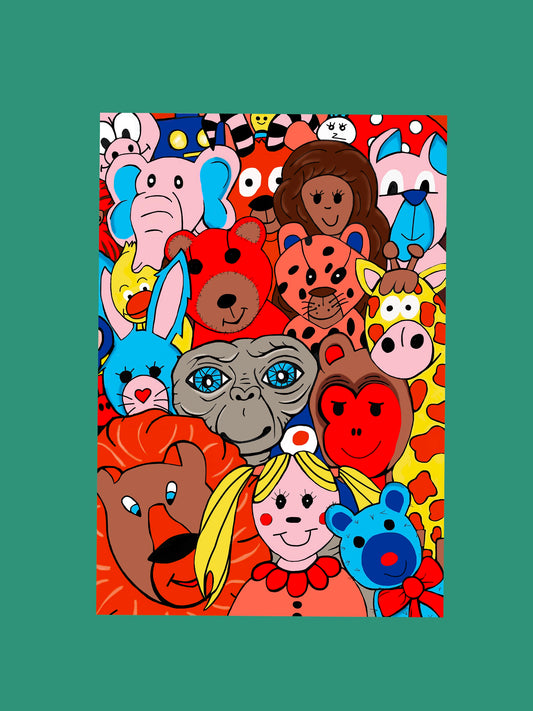 ET Toy Scene, Print