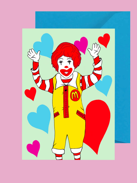 Ronald McDonald Love Card