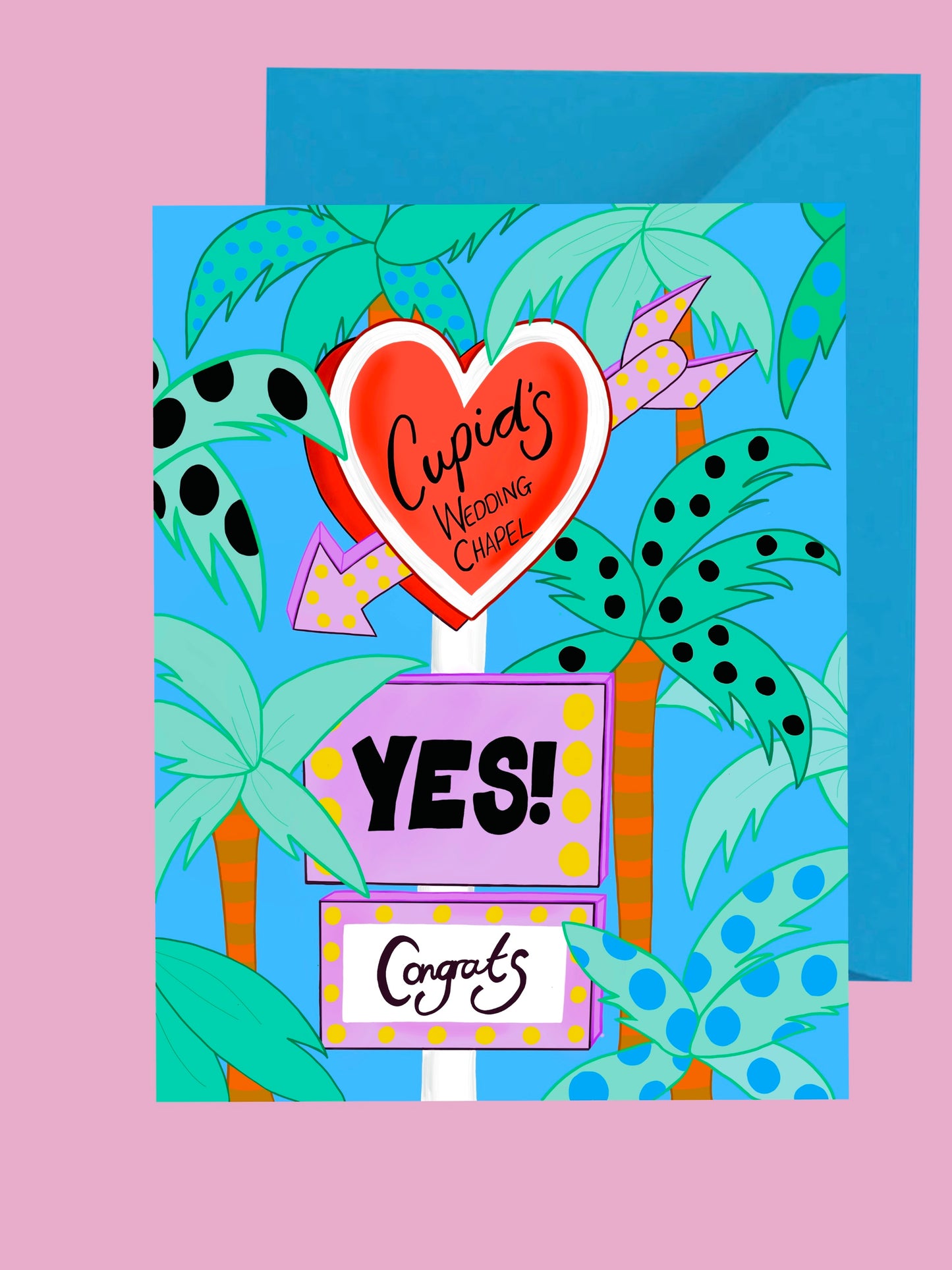 Vegas Wedding Chapel, Card