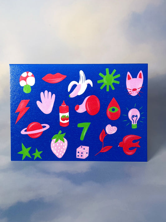 My Favourite Things Doodles, Card