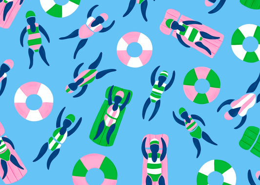 A2 Ladies That Swim Giclee Print