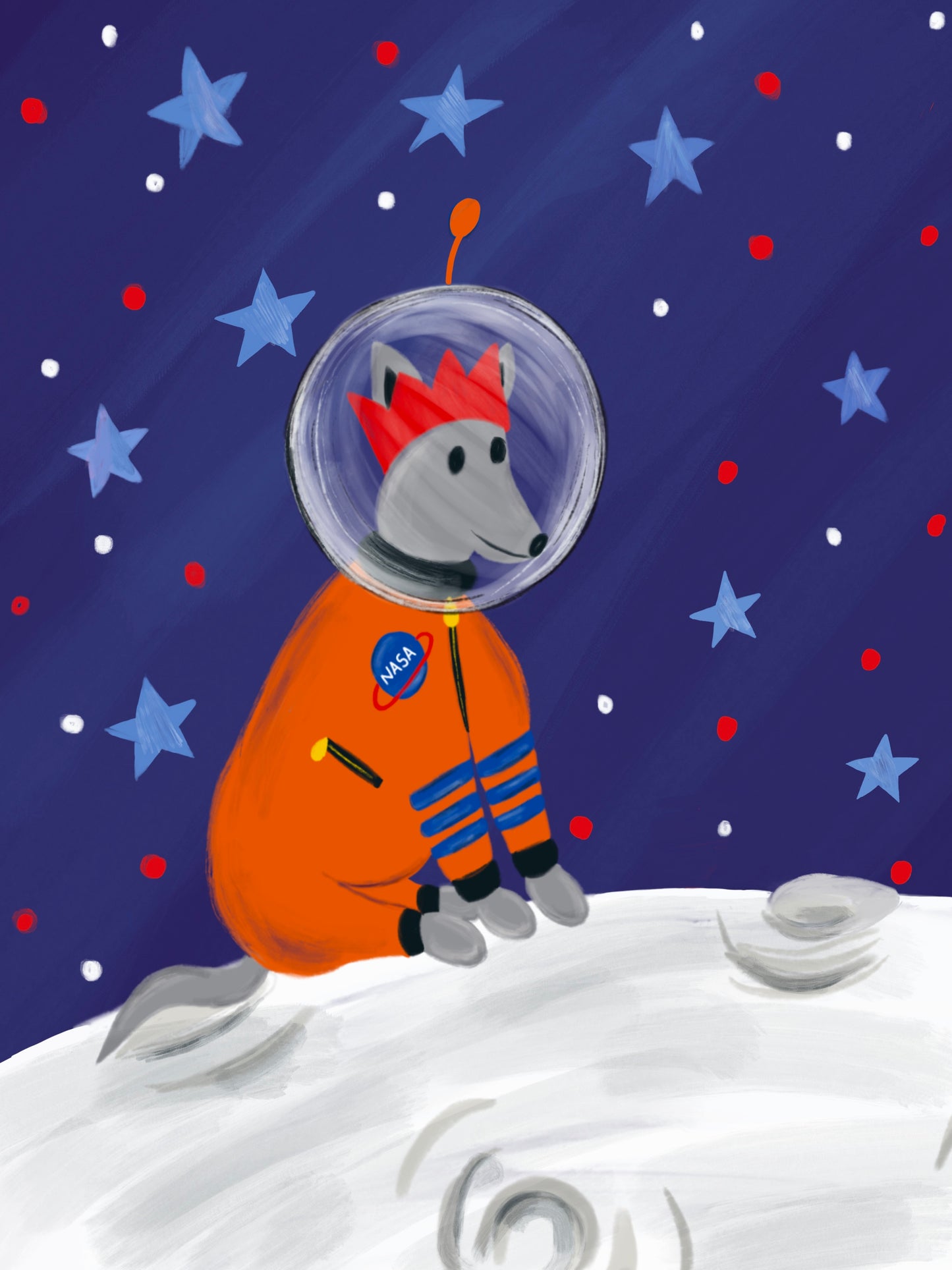 Dog on the Moon