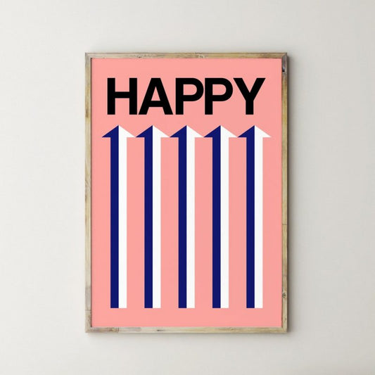 Happy Retro Print