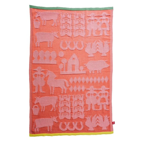 Coral Cotton Baby and Toddler Blanket