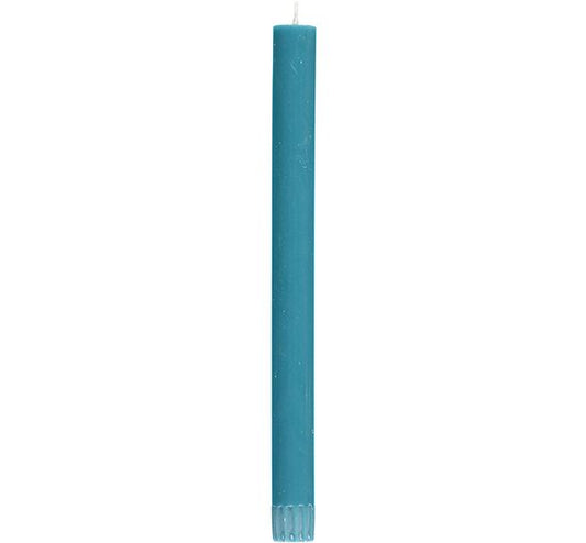 Petrol Blue Eco Dinner Candle, Single
