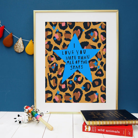 Leopard Print Love You, Print