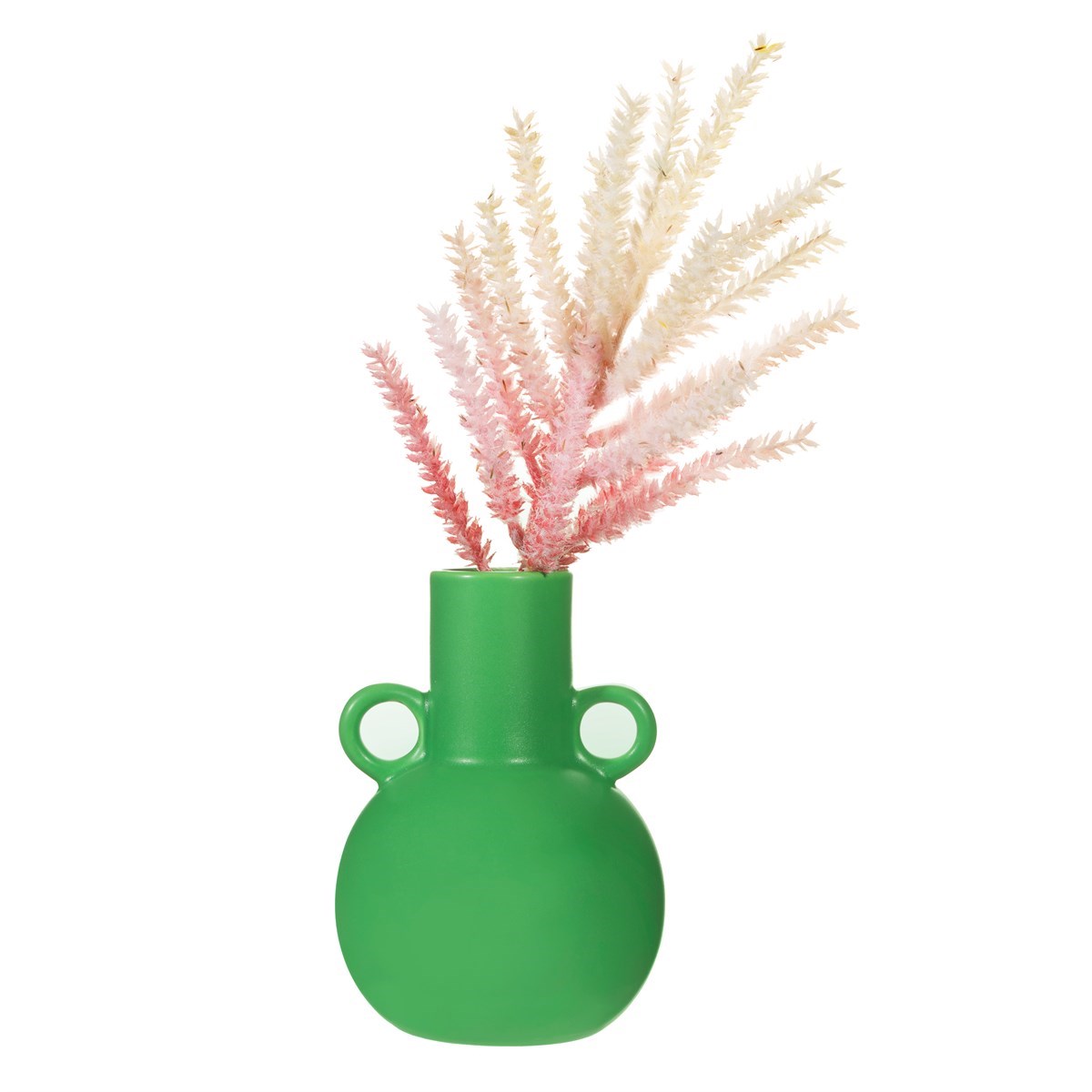Apple Green Amphora Vase